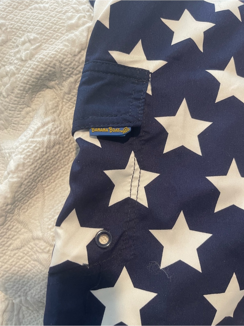 Banana Boat Men’s M Patriotic Stars & Stripes Board Shorts W 31 Ins 8 Rise 13 - Picture 3 of 9